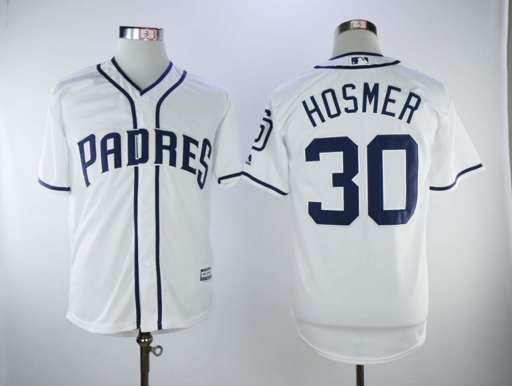 Men San Diego Padres #30 Hosmer White Game MLB Jerseys